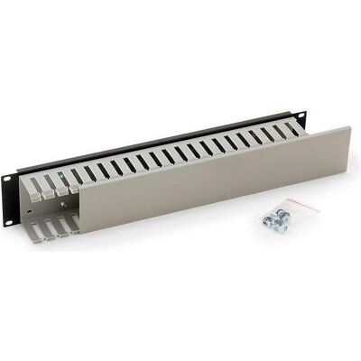 Triton RAB-VP-X04-A1 - Blindplatte 2HE mit Einseitigem-Kunststoffkabelkanal, schwarz, Serverschrank Zubehör, Schwarz Triton RAB-VP-X04-A1 - Blindplatte 2HE mit Einseitigem-Kunststoffkabelkanal, schwarz, Serverschrank Zubehör, Schwarz