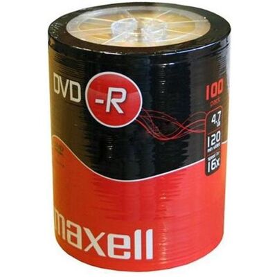 Maxell DVD-R 4,7 GB 100 Pack 4,7 GB 100 Stück(e) (100x), Optischer Datenträger Maxell DVD-R 4,7 GB 100 Pack 4,7 GB 100 Stück(e) (100x), Optischer Datenträger