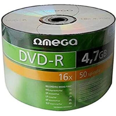 Omega DVD-R 4,7GB 16X Spindle*50 multipack (50x), Optischer Datenträger Omega DVD-R 4,7GB 16X Spindle*50 multipack (50x), Optischer Datenträger