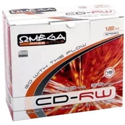 Omega Freestyle CD-RW 700MB 12x slim 5906737562413 (1x), Optischer Datenträger Omega Freestyle CD-RW 700MB 12x slim 5906737562413 (1x), Optischer Datenträger