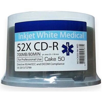 Traxdata CD-R 700 MB 52 x 50 Compartments (TRCMED), Optischer Datenträger Traxdata CD-R 700 MB 52 x 50 Compartments (TRCMED), Optischer Datenträger