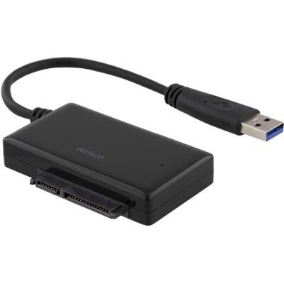 Deltaco USB3-SATA6G2 Schnittstellenkarte/Adapter SATA, SSD + Festplatte Zubehör Deltaco USB3-SATA6G2 Schnittstellenkarte/Adapter SATA, SSD + Festplatte Zubehör