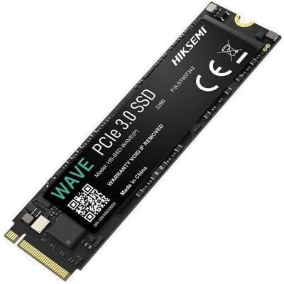 Hiksemi Dysk SSD WAVE (P) M.2 PCIe NVMe Gen3x4 2280 (2500/1025 MB/s) 3D NAND (512 GB, M.2 2280), SSD Hiksemi Dysk SSD WAVE (P) M.2 PCIe NVMe Gen3x4 2280 (2500/1025 MB/s) 3D NAND (512 GB, M.2 2280), SSD