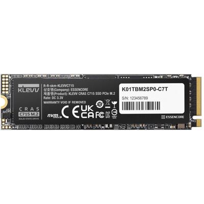 Klevv SSD C715 M.2 512GB PCIe Gen3x4 (512 GB, M.2 2280), SSD Klevv SSD C715 M.2 512GB PCIe Gen3x4 (512 GB, M.2 2280), SSD