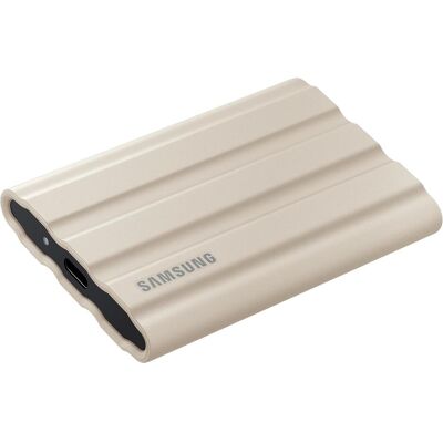 Samsung SSD Portable T7 Shield 1TB Beige Retail (N) (1 TB), Externe SSD, Beige Samsung SSD Portable T7 Shield 1TB Beige Retail (N) (1 TB), Externe SSD, Beige