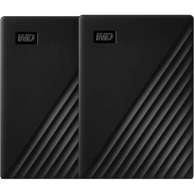 WD My Passport 5TB Black - Duo pack (5 TB), Externe Festplatte, Schwarz WD My Passport 5TB Black - Duo pack (5 TB), Externe Festplatte, Schwarz