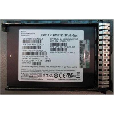 Hewlett Packard Enterprise SSD 960Gb, 25 Zoll SFF Hewlett Packard Enterprise SSD 960Gb, 25 Zoll SFF