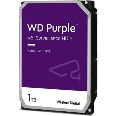 WD HDD Purple 1TB 3.5" SATA (1 TB, 3.5"), Festplatte WD HDD Purple 1TB 3.5" SATA (1 TB, 3.5"), Festplatte