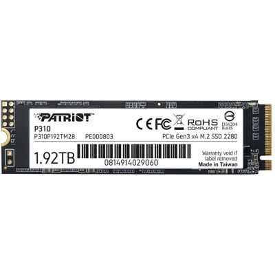 Patriot P310 M.2 PCI Express 3.0 NVMe (1920 GB, M.2 2280), SSD Patriot P310 M.2 PCI Express 3.0 NVMe (1920 GB, M.2 2280), SSD