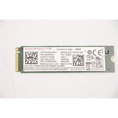 Lenovo Ssd asm (512 GB, M.2 2280), SSD Lenovo Ssd asm (512 GB, M.2 2280), SSD