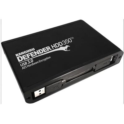 iStorage 5TB Kanguru Defender HDD350 - Encrypted USB3 Hard Drive (FIPS 140-2) (5 TB), Externe Festplatte, Schwarz iStorage 5TB Kanguru Defender HDD350 - Encrypted USB3 Hard Drive (FIPS 140-2) (5 TB), Externe Festplatte, Schwarz