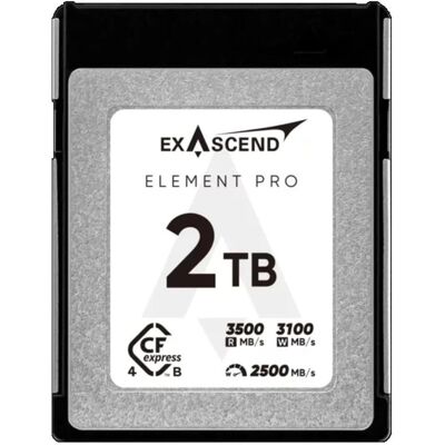 Exascend - CFexpress Type B Element Pro - 2TB - Speicherkarte Exascend - CFexpress Type B Element Pro - 2TB - Speicherkarte