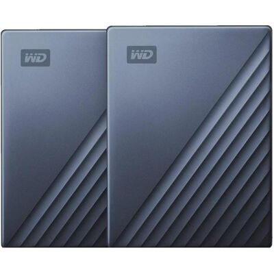 WD My Passport for Mac 5TB Type C Blauw - Duo pack (5 TB), Externe Festplatte, Blau WD My Passport for Mac 5TB Type C Blauw - Duo pack (5 TB), Externe Festplatte, Blau