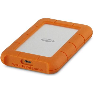 LaCie Rugged USB-C (5 TB), Externe Festplatte, Silber, Orange LaCie Rugged USB-C (5 TB), Externe Festplatte, Silber, Orange