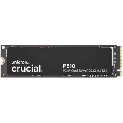 Crucial P510 1TB PCIE GEN5 NVME 2280 M.2 SSD (TRAY) (1000 GB, M.2 2280), SSD Crucial P510 1TB PCIE GEN5 NVME 2280 M.2 SSD (TRAY) (1000 GB, M.2 2280), SSD