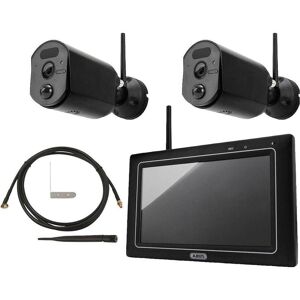 Abus Wireless Überwachungskamera-Set - 4-Kanal, 2 Kameras, 2304x1296 Pixel Abus Wireless Überwachungskamera-Set - 4-Kanal, 2 Kameras, 2304x1296 Pixel