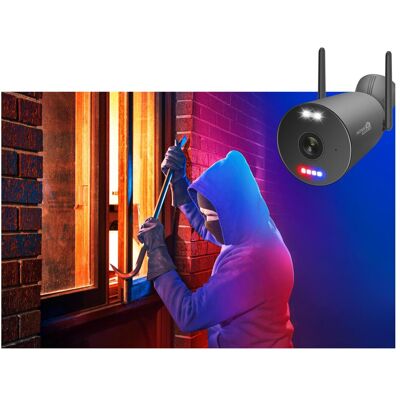 iGet Homeguard 3K Enforcer Wireless CCTV Ca (2880 x 1620 Pixels), Netzwerkkamera, Schwarz iGet Homeguard 3K Enforcer Wireless CCTV Ca (2880 x 1620 Pixels), Netzwerkkamera, Schwarz