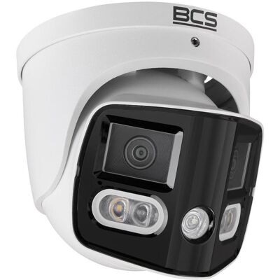 BCS BCS-L-PEIP2X4FCR2L2-Ai1 IP-Dome-Kamera 8MP mit Panoramaansicht und NightColor-Technologie, Netzwerkkamera BCS BCS-L-PEIP2X4FCR2L2-Ai1 IP-Dome-Kamera 8MP mit Panoramaansicht und NightColor-Technologie, Netzwerkkamera