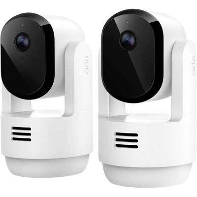 Arlo Essential 3 2K Indoor PTZ 2er Set (2304 x 1296 Pixels), Netzwerkkamera, Weiss Arlo Essential 3 2K Indoor PTZ 2er Set (2304 x 1296 Pixels), Netzwerkkamera, Weiss
