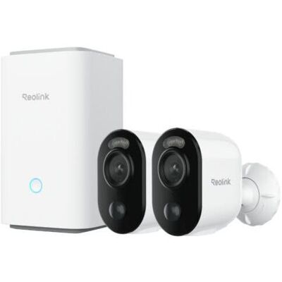 Reolink Realink Hub med 2x B310 overvågningskameraer (2560 x 1440 Pixels), Netzwerkkamera, Weiss Reolink Realink Hub med 2x B310 overvågningskameraer (2560 x 1440 Pixels), Netzwerkkamera, Weiss