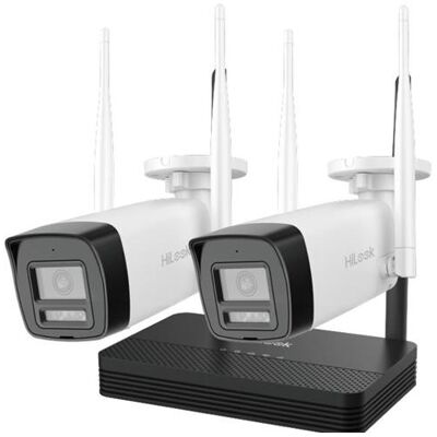 Hikvision HiLook IP Wireless Überwachungskit - 4MP, IR 30m, Audio, 4-Kanal NVR Hikvision HiLook IP Wireless Überwachungskit - 4MP, IR 30m, Audio, 4-Kanal NVR
