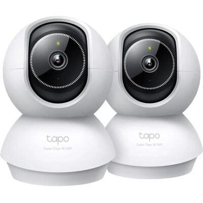 TP-Link Tapo C230 Duo Pack (2880 x 1620 Pixels), Netzwerkkamera, Weiss TP-Link Tapo C230 Duo Pack (2880 x 1620 Pixels), Netzwerkkamera, Weiss