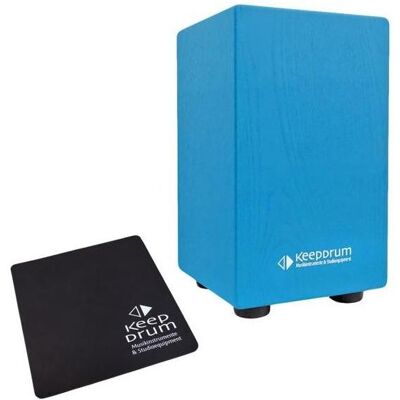 keepdrum DC1M BL Junior Cajon Blau mit Sitz-Pad (Cajon), Perkussion, Blau keepdrum DC1M BL Junior Cajon Blau mit Sitz-Pad (Cajon), Perkussion, Blau