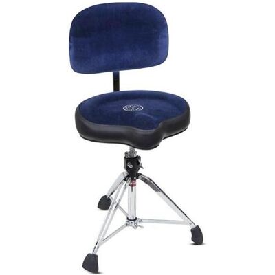 Roc-n-Soc Sattelsitz Schlagzeughocker Blau mit Lehne, Schlagzeug Zubehör, Blau Roc-n-Soc Sattelsitz Schlagzeughocker Blau mit Lehne, Schlagzeug Zubehör, Blau