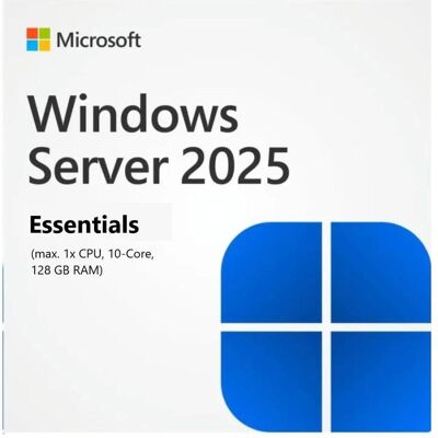 Dell Microsoft Windows Server 2025 Essential ROK Kit for Servers 10 Core für Server Dell Microsoft Windows Server 2025 Essential ROK Kit for Servers 10 Core für Server