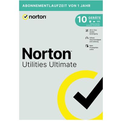 Symantec Norton LifeLock Utilities Ultimate WL 1u/10d/1y Download Code für Android & iOS & Windows & Mac OS Symantec Norton LifeLock Utilities Ultimate WL 1u/10d/1y Download Code für Android & iOS & Windows & Mac OS