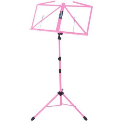 keepdrum MUS3PK Notenpult Pink mit 4 Notenklammern, Notenständer, Pink keepdrum MUS3PK Notenpult Pink mit 4 Notenklammern, Notenständer, Pink