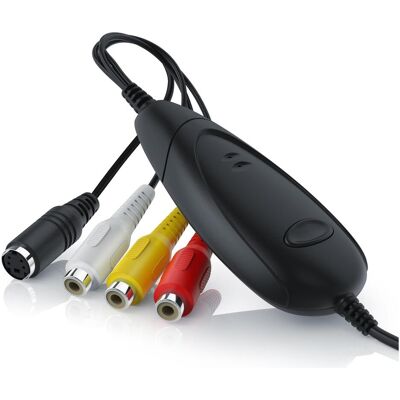Aplic USB Audio Video Grabber, Video Audio Wandler für Windows 10 (USB, analoges Fernsehsignal), TV-Karte Aplic USB Audio Video Grabber, Video Audio Wandler für Windows 10 (USB, analoges Fernsehsignal), TV-Karte