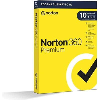 Symantec Nortonlifelock Norton 360 Premium - Unterstützung 10 Geräte - 1 Jahr Symantec Nortonlifelock Norton 360 Premium - Unterstützung 10 Geräte - 1 Jahr