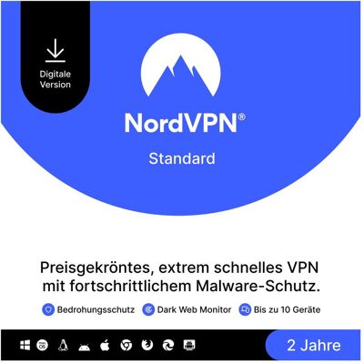 NordVPN Standard für Android & iOS & Windows & Mac OS NordVPN Standard für Android & iOS & Windows & Mac OS