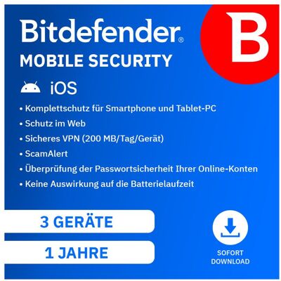 Bitdefender Mobile Security Download Code für Mac OS & Android & iOS & Windows Bitdefender Mobile Security Download Code für Mac OS & Android & iOS & Windows