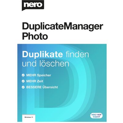 Nero Duplicate Manager Photo 2025 - Foto-Organisationssoftware für Windows, Android, iOS Nero Duplicate Manager Photo 2025 - Foto-Organisationssoftware für Windows, Android, iOS