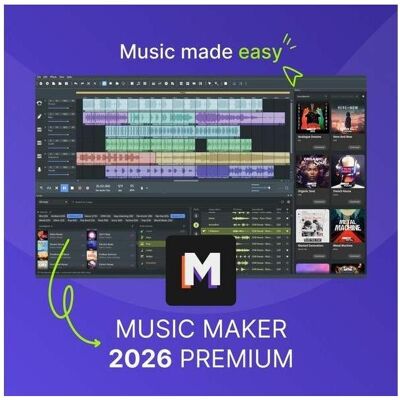 Magix Music Maker 2026 Premium Download Code für Windows Magix Music Maker 2026 Premium Download Code für Windows