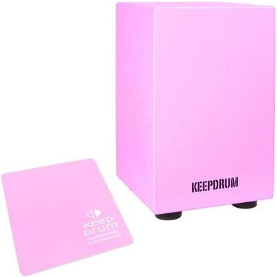 keepdrum DC1M PK Junior Cajon Pink mit Sitzpad Pink (Cajon), Perkussion, Pink keepdrum DC1M PK Junior Cajon Pink mit Sitzpad Pink (Cajon), Perkussion, Pink