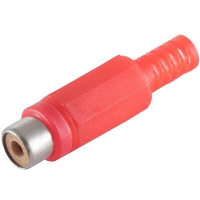 Shiverpeaks BASIC-S Cinchkupplung, Kunststoff, rot zum selber löten, im Polybeutel mit Eurolochung, Audio Stecker, Rot Shiverpeaks BASIC-S Cinchkupplung, Kunststoff, rot zum selber löten, im Polybeutel mit Eurolochung, Audio Stecker, Rot