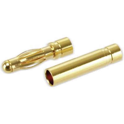 Daycom Goldkontakt-Steckerset, Steckkontaktlänge 20 mm, Kupplungskontaktlänge 20 mm, 4 mm, 5 Paare, Audio Stecker Daycom Goldkontakt-Steckerset, Steckkontaktlänge 20 mm, Kupplungskontaktlänge 20 mm, 4 mm, 5 Paare, Audio Stecker