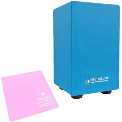keepdrum DC1M BL Junior Cajon Blau mit Sitzpad Pink (Cajon), Perkussion, Pink keepdrum DC1M BL Junior Cajon Blau mit Sitzpad Pink (Cajon), Perkussion, Pink