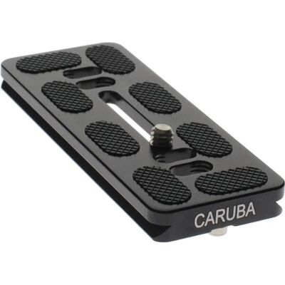 Caruba Statiefplaat PU100 (Stativ Schnellwechselplatte), Stativ Zubehör, Schwarz Caruba Statiefplaat PU100 (Stativ Schnellwechselplatte), Stativ Zubehör, Schwarz