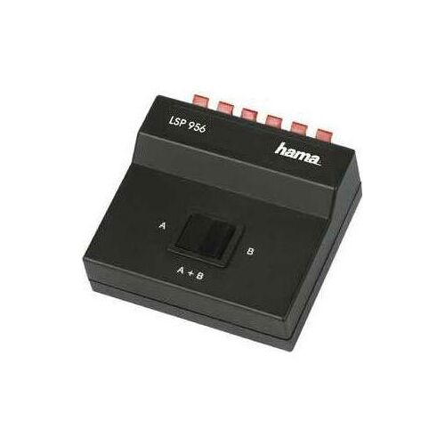 Hama Black AV receiver, Notebook Ersatzteile, Schwarz