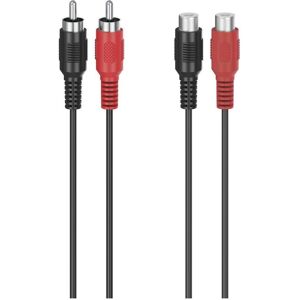 Hama Audio-Verlängerungskabel, 2 Cinch-Stecker - 2 Cinch-Kupplungen, 5,0 m (5 m, Cinch Kabel), Audiokabel Hama Audio-Verlängerungskabel, 2 Cinch-Stecker - 2 Cinch-Kupplungen, 5,0 m (5 m, Cinch Kabel), Audiokabel