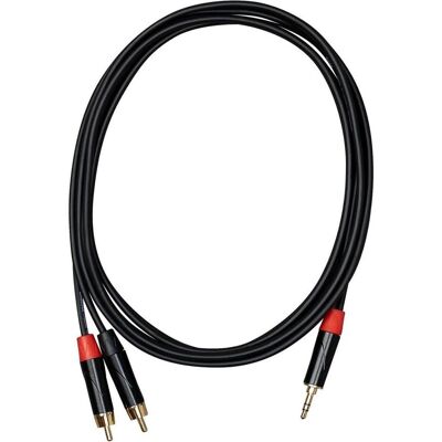 Cascha CCA-A1CM5 Advanced Line-Audiokabel – 5 m – Cinch auf 3,5-mm-Klinke – vergoldet (5 m, Cinch Kabel), Audiokabel Cascha CCA-A1CM5 Advanced Line-Audiokabel – 5 m – Cinch auf 3,5-mm-Klinke – vergoldet (5 m, Cinch Kabel), Audiokabel