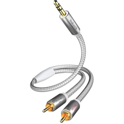 Inakustik Klinkenkabel (1.50 m, AUX Kabel, Cinch Kabel), Audiokabel Inakustik Klinkenkabel (1.50 m, AUX Kabel, Cinch Kabel), Audiokabel