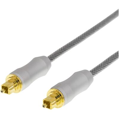 Deltaco Modell 00190002 2m TOSLINK Optisches Digital Audio Kabel Deltaco Modell 00190002 2m TOSLINK Optisches Digital Audio Kabel