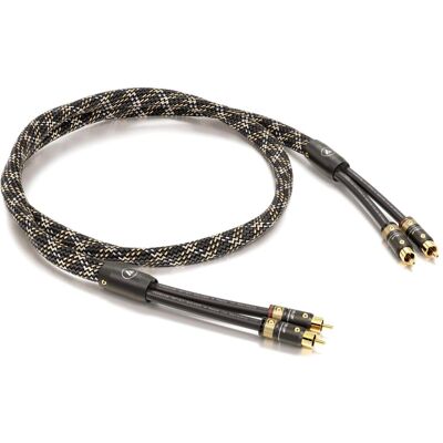 ViaBlue NF-S1 ZILVEREN QUATTRO RCA KABEL (Stereo versie) 1 Meter (1 m, Cinch Kabel), Audiokabel ViaBlue NF-S1 ZILVEREN QUATTRO RCA KABEL (Stereo versie) 1 Meter (1 m, Cinch Kabel), Audiokabel