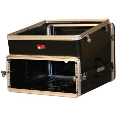 Gator GRC-10X4 10U Top 4U Bottom Slant Top Console Rack, Audio Racks + Cases Gator GRC-10X4 10U Top 4U Bottom Slant Top Console Rack, Audio Racks + Cases