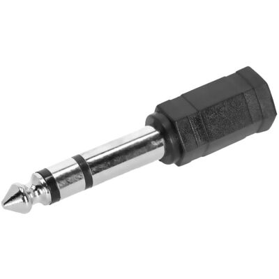 Adam Hall Stecker Nickel Stereo-Klinkenadapter - 3,5 mm auf 6,3 mm Adam Hall Stecker Nickel Stereo-Klinkenadapter - 3,5 mm auf 6,3 mm